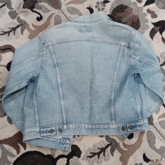 Levi’s Cowboy Denim Jean Jacket 70506 214 Texas Rodeo Festuval Light Wash Sz 44 - Picture 2 of 14